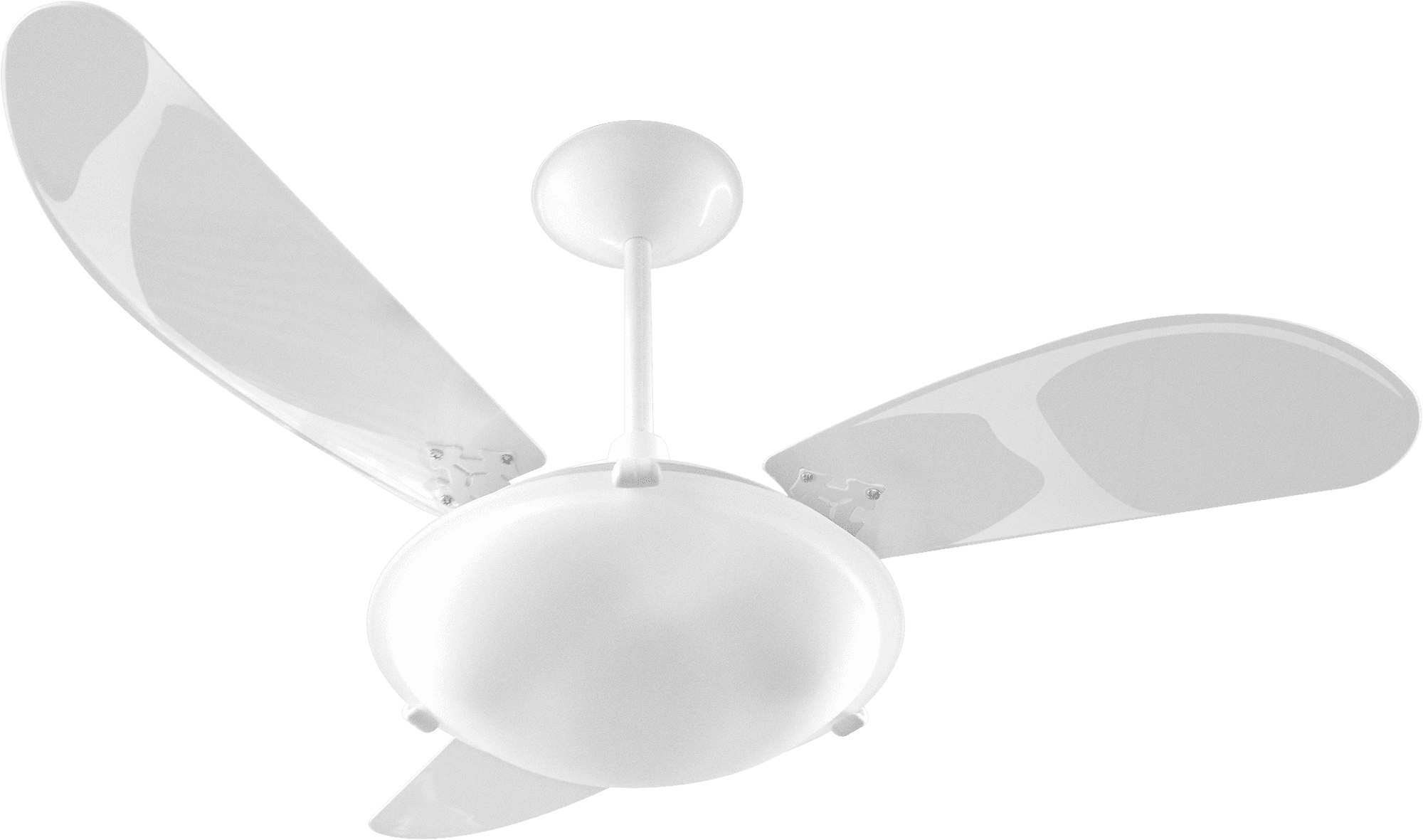Ventilateur de plafond blanc Venti-Delta Angra de la gamme littoral