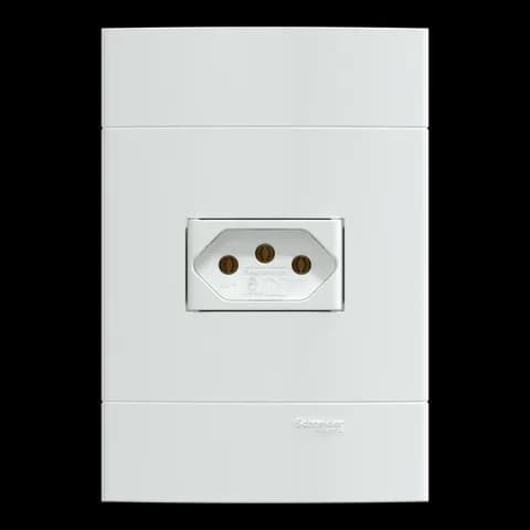 Prise brésilienne Schneider Lunare Up 2P+T 20 A