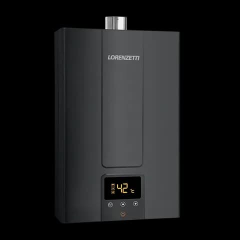 Chauffe-eau au gaz noir Lorenzetti LZ 1600DE-BK
