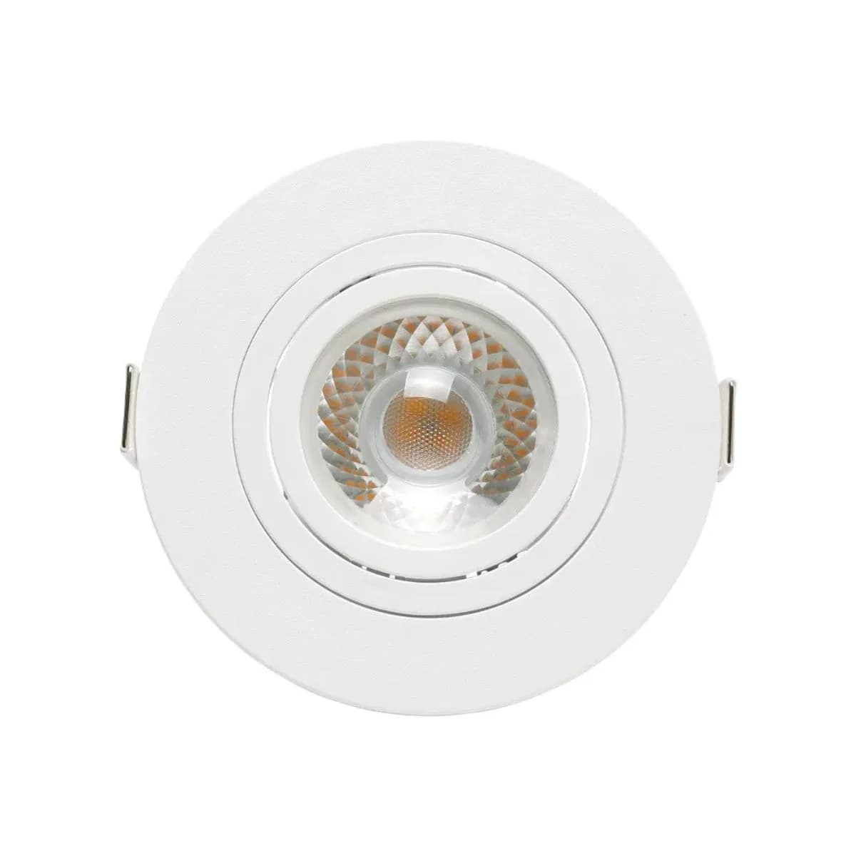 Cadre de spot encastré rond blanc SaveEnergy SE-330