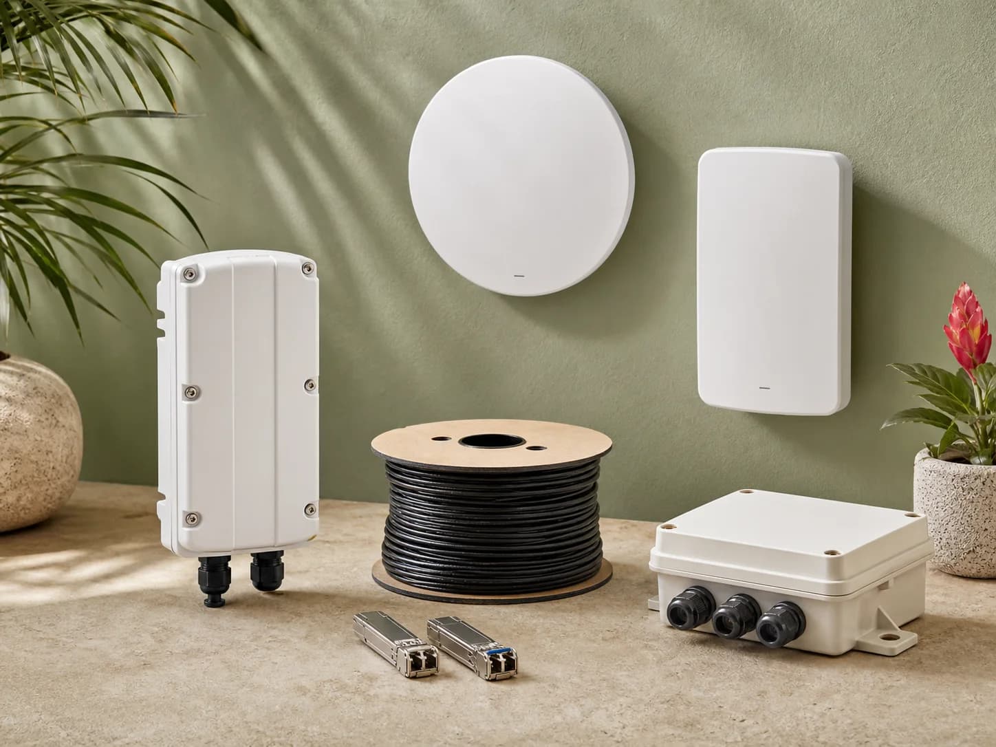 Points d’accès Wi‑Fi 6 et fibre optique