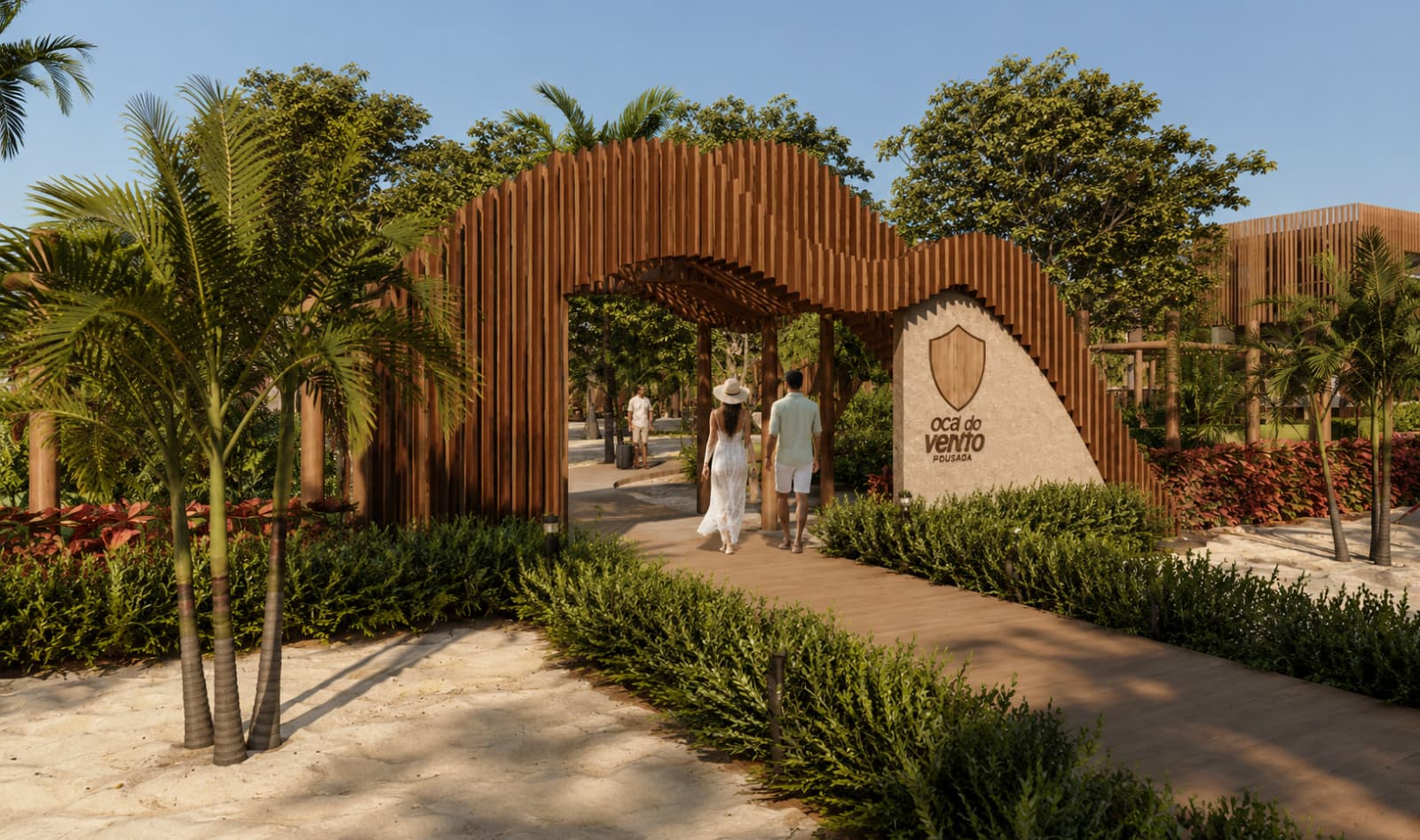 Beach Portal, entrée du Jardim das Velas depuis la plage